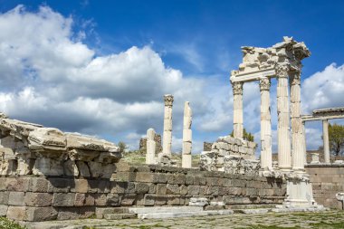 Eski şehrin eski kalıntıları.