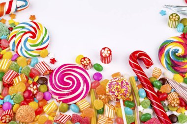 Renkli şeker, tatlılar