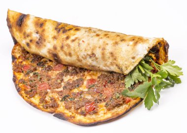 Turkish foods delicious; Lahmacun