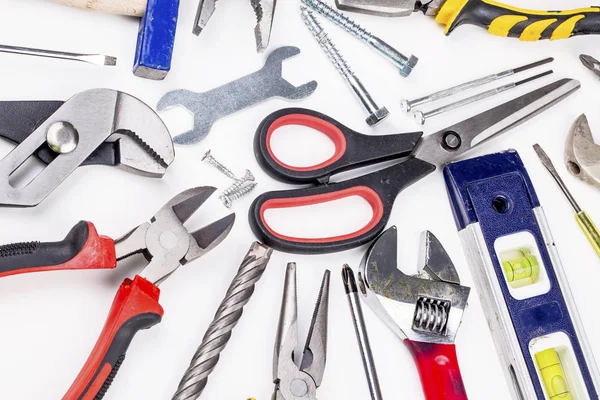 Tools White Background — Stock Photo, Image