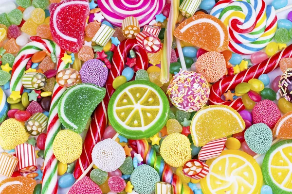 Renkli şeker, tatlılar