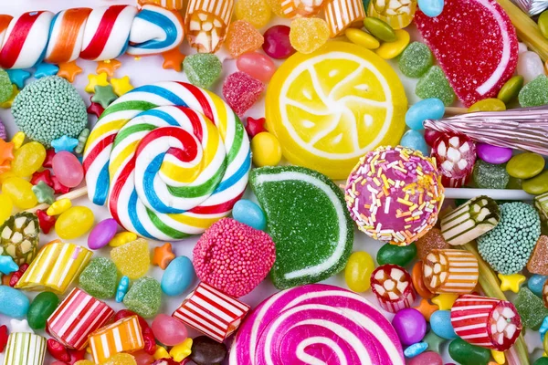 Doces Coloridos Sobremesas — Fotografia de Stock