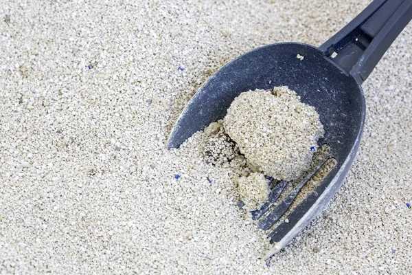 Close Shot Shovel Sand — Fotografia de Stock