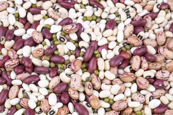 Close View Mixed Beans Background — Fotografia de Stock