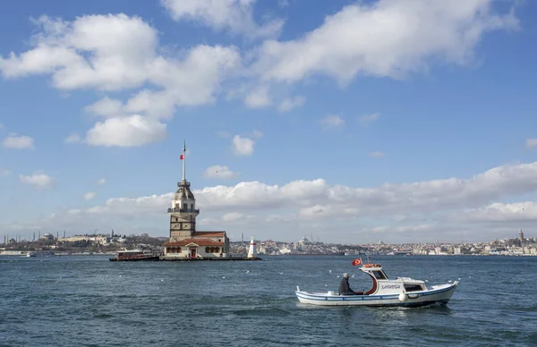 View Bosphorus Strait City Instanbul Turkey — Photo