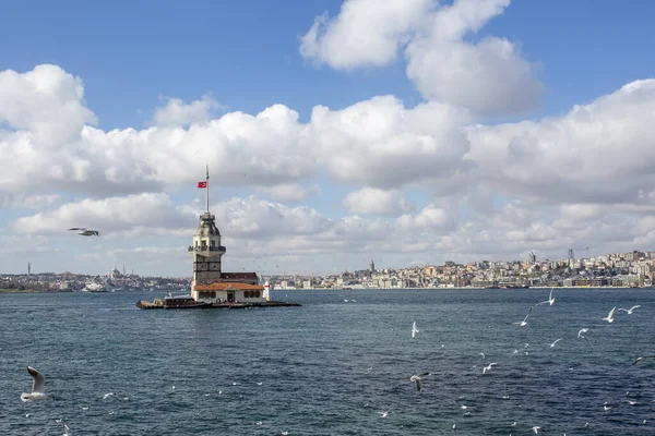 View Bosphorus Strait City Instanbul Turkey — Photo