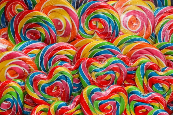 Colorful Lollipops Close View — 스톡 사진