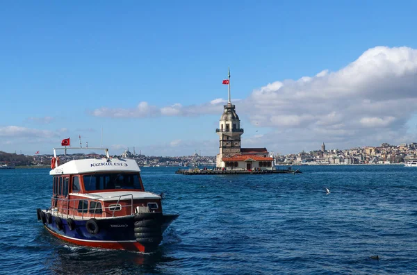 View Bosphorus Strait City Instanbul Turkey — Photo