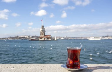 turkish tea on the beach