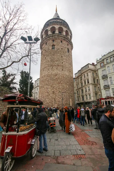 Isztambul Törökország Június 2022 Isztambul Városképe Törökországban Galata Toronnyal — Stock Fotó