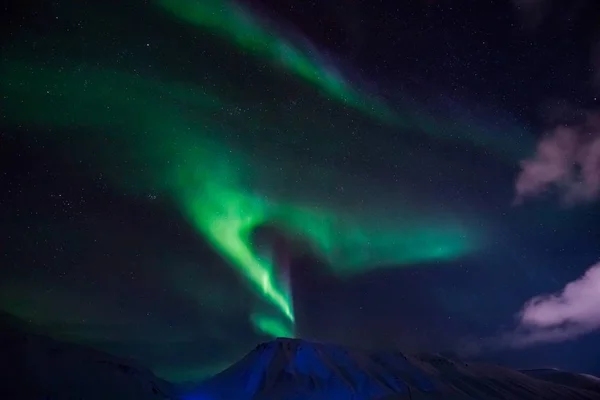 Το polar βόρειο σέλας στη Νορβηγία — Φωτογραφία Αρχείου