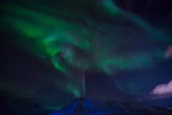 在挪威极地的北极光 — 图库照片