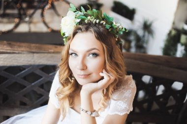 güzel gelin portresi