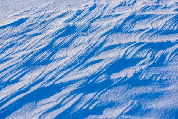 Campamento Barneo en el polo norte nieve llanura patrón de cubos de nieve copos de nieve líneas — Foto de Stock