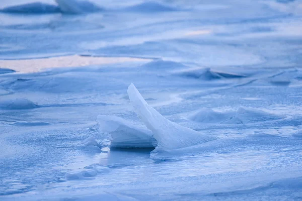 Ледовая Поверхность Северного Ледовитого Океана — стоковое фото