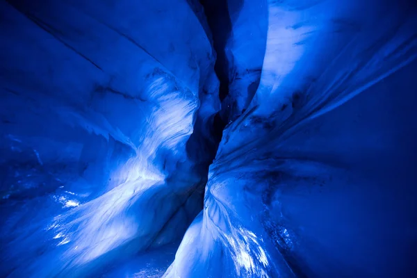 Polar Arctic Northern Ice Cave Norway Svalbard Longyearbyen City — Stock Photo, Image