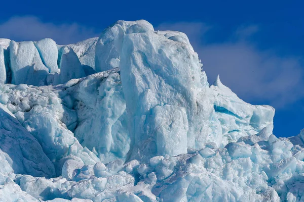 Norvégia Táj Jellege Gleccser Hegyi Spitsbergen Longyearbyen Svalbard Sarkvidéki Téli — Stock Fotó