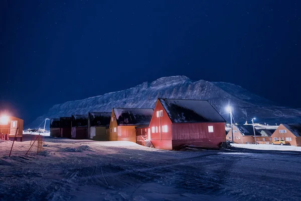 Polární Arktické Severní Světla Loví Polární Záře Hvězdu Nebe Norsku — Stock fotografie