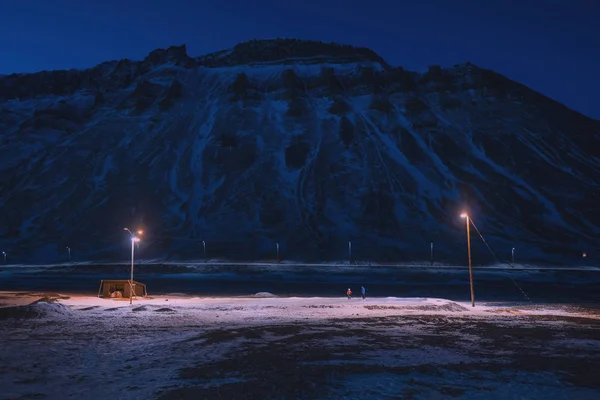 Poolpoollicht Poollicht Poollicht Poollicht Noorwegen Reisfotograaf Spitsbergen Longyearbyen Stad Bergen — Stockfoto