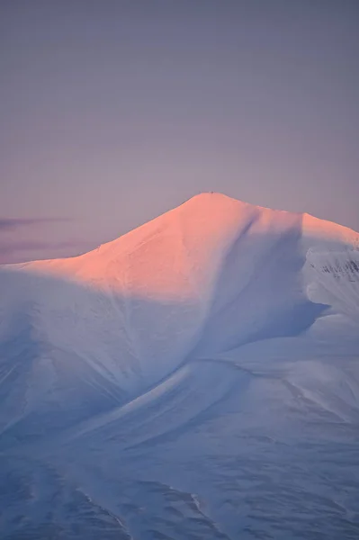 Paysage Nordique Nature Des Montagnes Spitsbergen Longyearbyen Svalbard Océan Arctique — Photo