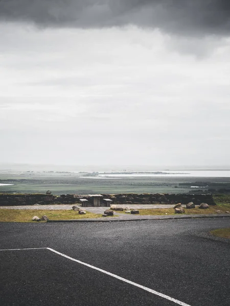 Krajobrazy Islandii z pochmurnego nieba — Zdjęcie stockowe