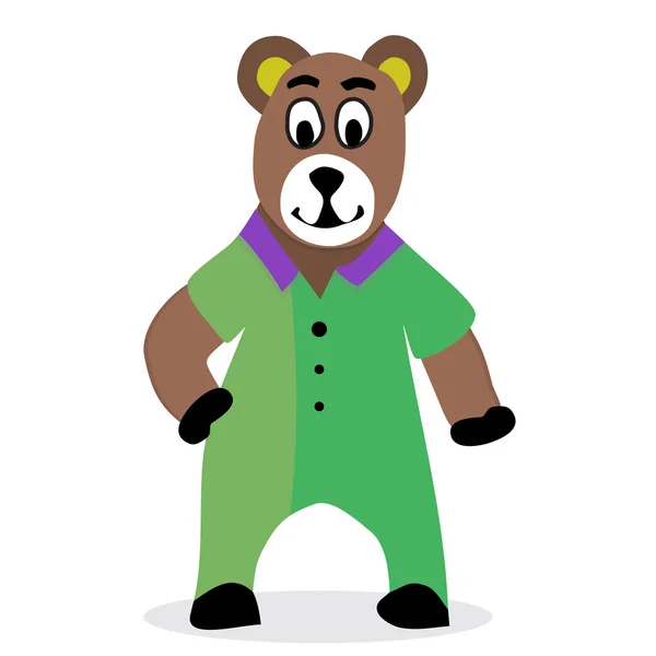 Wektor kreskówka niedźwiedź — Wektor stockowy