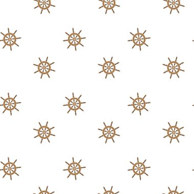 Tahta tekerlek deniz direksiyon