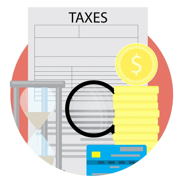 Φορολογία εικόνα διάνυσμα — Διανυσματικό Αρχείο