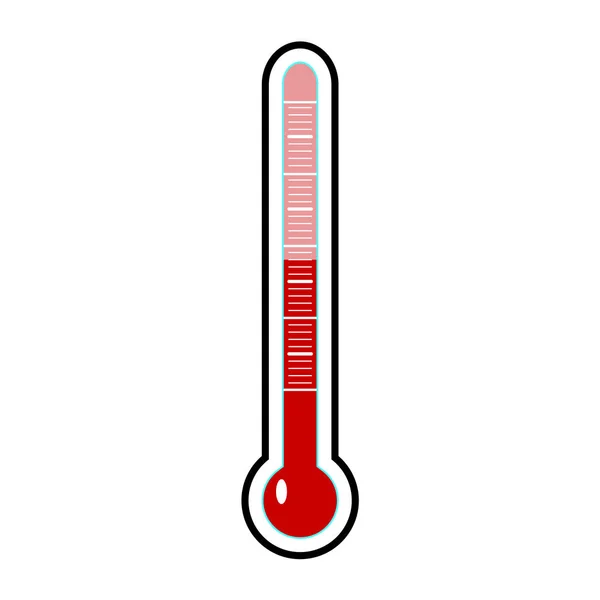 Thermometer sjabloon vector — Stockvector