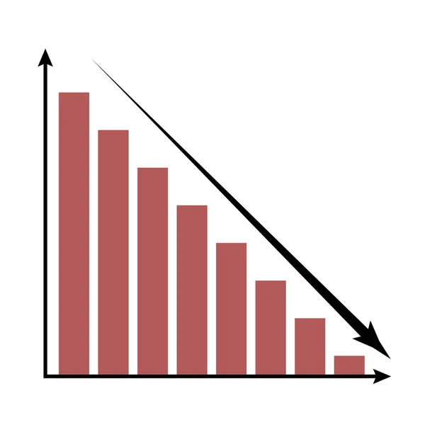 Krizi ikonu graf — Stockový vektor