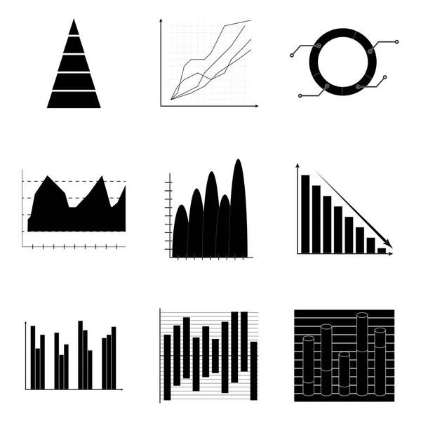 Grafik und Diagramme — Stockvektor