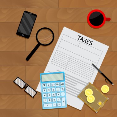 Mali illüstrasyon Üstten Görünüm