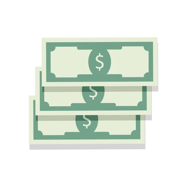 Montar dinero en efectivo — Vector de stock