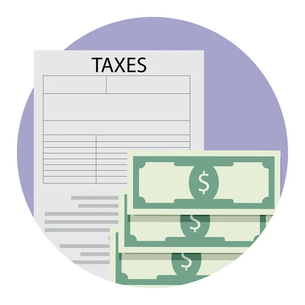 Icono de aplicación de impuestos — Archivo Imágenes Vectoriales