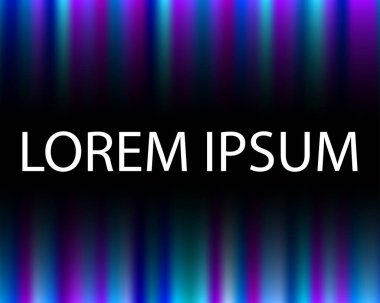 Çok renkli parlak parlayan afiş çizgili