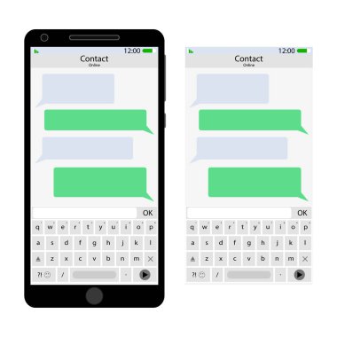 Smartphone için Messenger arayüzü