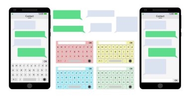 Messenger cep telefonu kullanıcı arabirimi