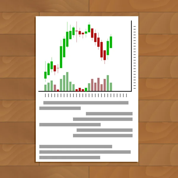 Horario diario de trading bursátil — Vector de stock