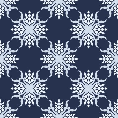 Eski vintage tarzı yaptı sorunsuz vektör desen tasarım