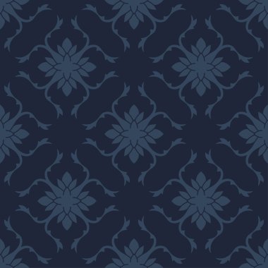 Eski vintage tarzı yaptı sorunsuz vektör desen tasarım