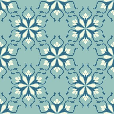 Eski vintage tarzı yaptı sorunsuz vektör desen tasarım