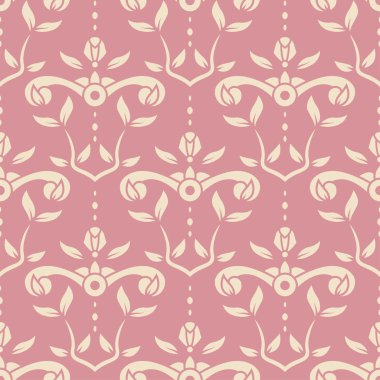 Eski vintage tarzı yaptı sorunsuz vektör desen tasarım