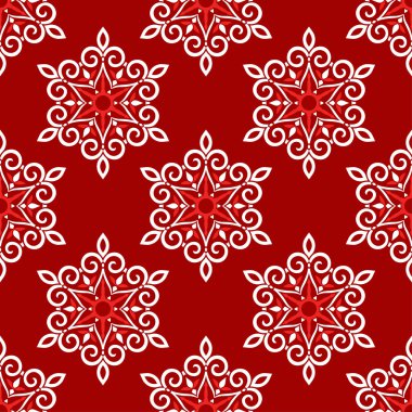 Eski vintage tarzı yaptı sorunsuz vektör desen tasarım