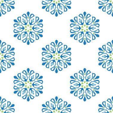 Eski vintage tarzı yaptı sorunsuz vektör desen tasarım