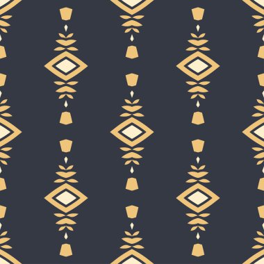 Eski vintage tarzı yaptı sorunsuz vektör desen tasarım