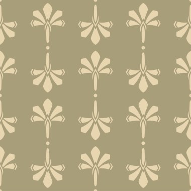 Eski vintage tarzı yaptı sorunsuz vektör desen tasarım