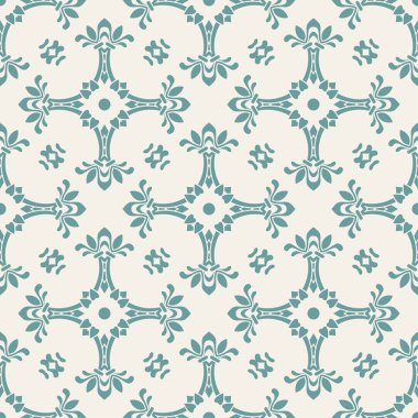 Eski vintage tarzı yaptı sorunsuz vektör desen tasarım