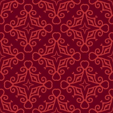 Eski vintage tarzı yaptı sorunsuz vektör desen tasarım