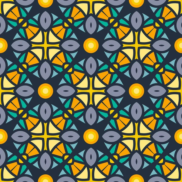 Seamless vector pattern design made in old vintage style — ストックベクタ