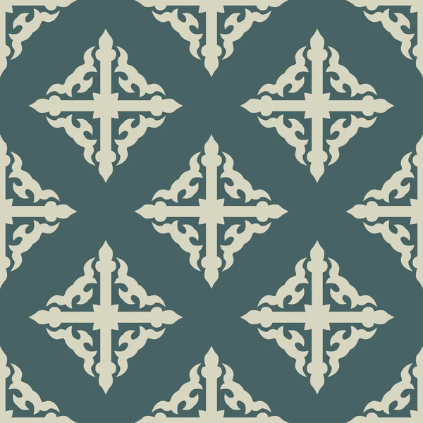 Seamless vector pattern design made in old vintage style — Stockový vektor